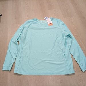 NWT 2x UV Skinz Long Sleep Spf 50 Blue Sun Shirt Beach Protect Rays